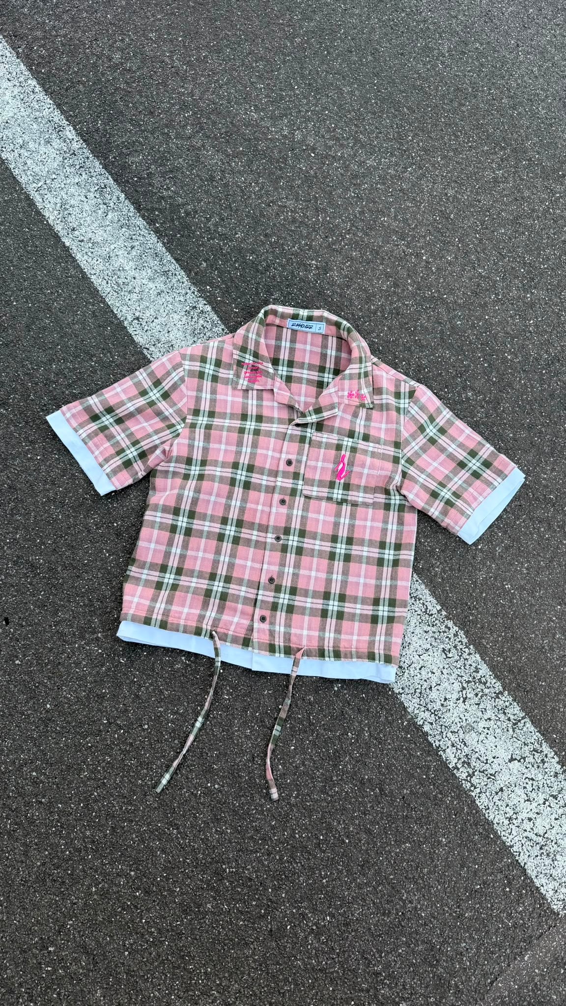 FLANNEL - PINK & OLIVE