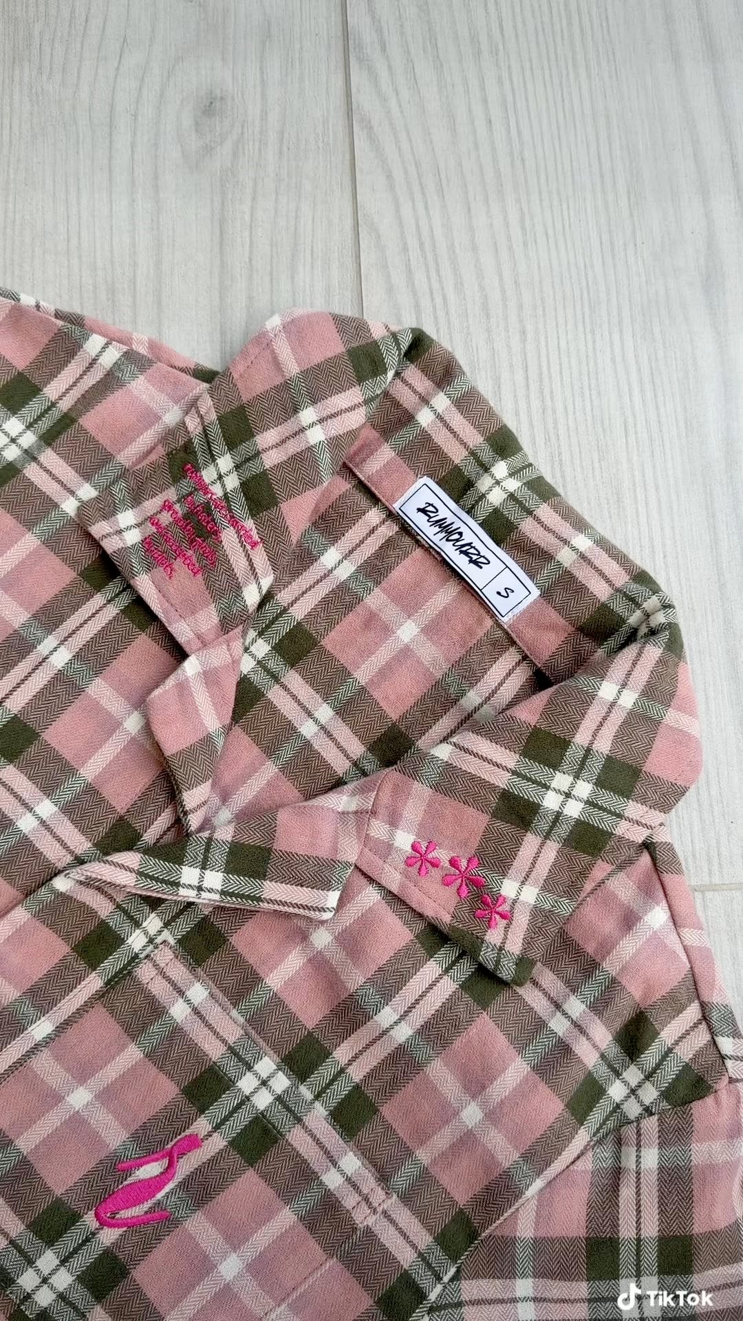 FLANNEL - PINK & OLIVE
