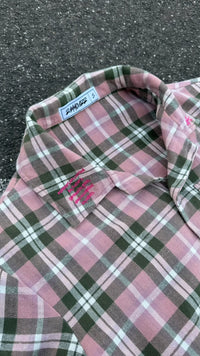 FLANNEL - PINK & OLIVE