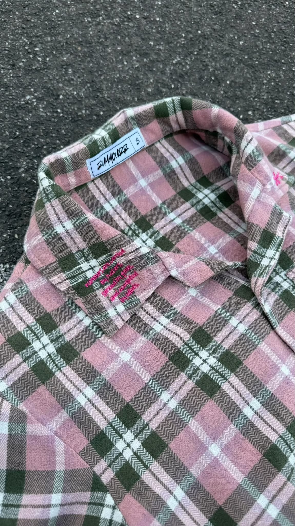 FLANNEL - PINK & OLIVE