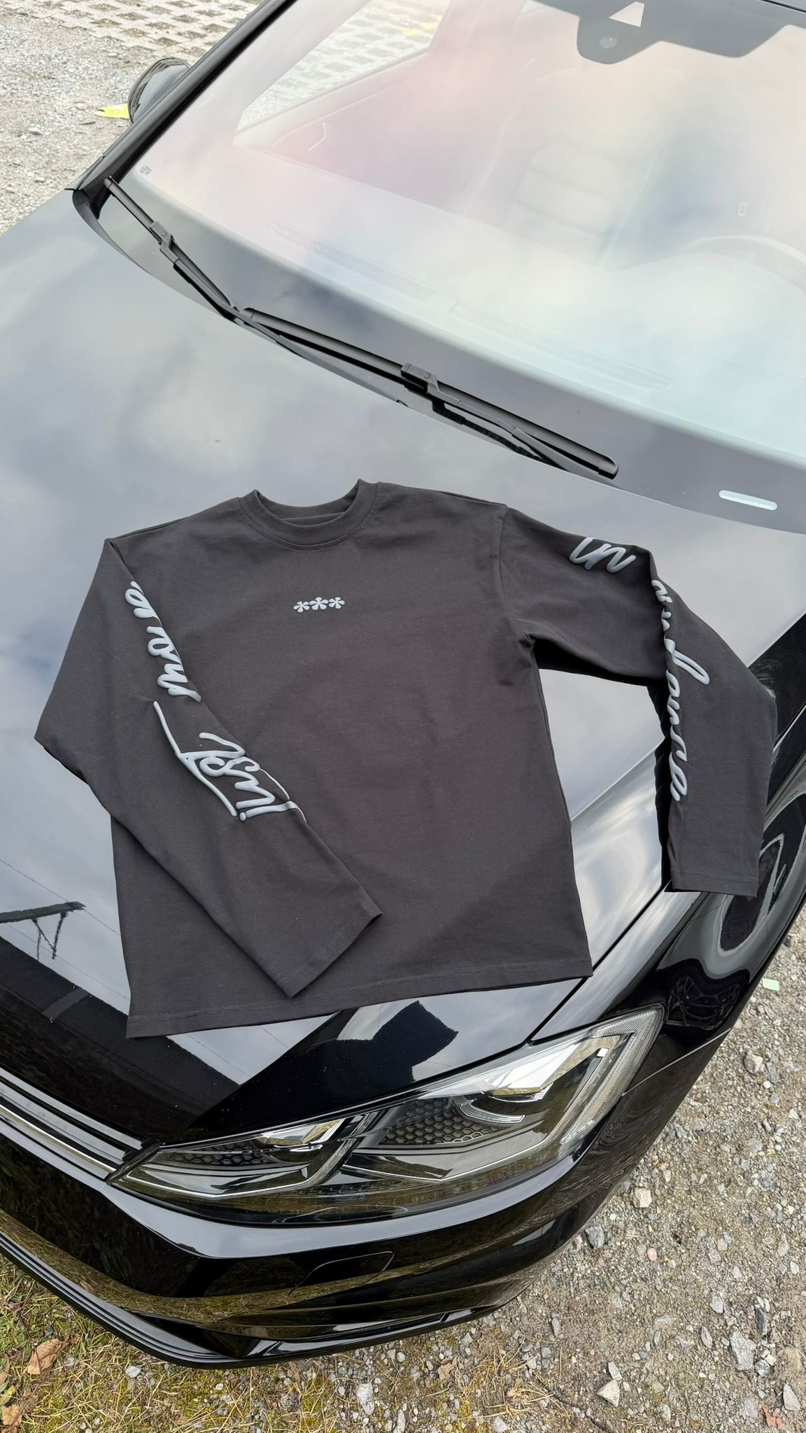 JMIS LONGSLEEVE - BLACK & GREY