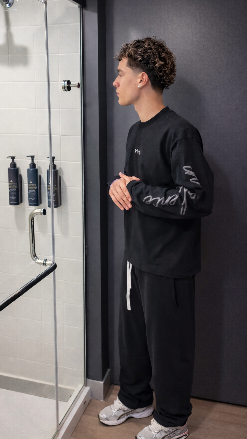 JMIS LONGSLEEVE - BLACK & GREY